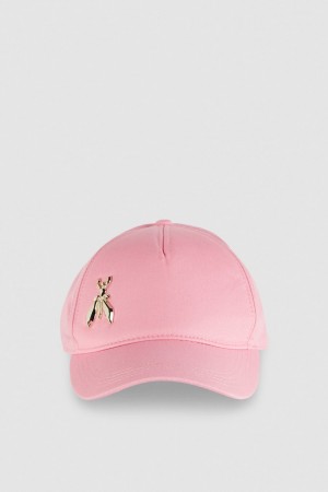 Patrizia Pepe Cotton Fly Baseball Cap Rosa | GTKHPL-295