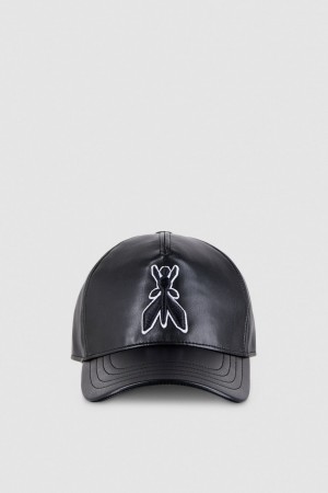 Patrizia Pepe Fly Embroidery-decorated Baseball Cap Schwarz | YJRGOE-302