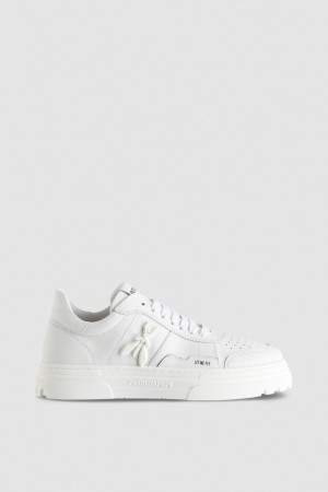 Patrizia Pepe Leather Sneakers Beige | NPLAGK-483