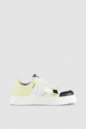 Patrizia Pepe Leather Sneakers Weiß | UGNAOL-103