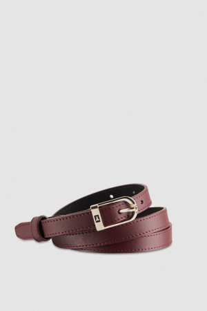Patrizia Pepe Low-waist Smooth Leather Belt Lila | XBWSCI-304