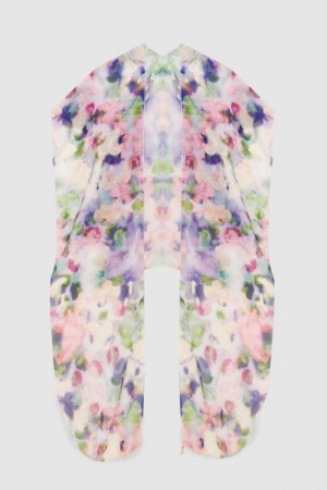 Patrizia Pepe Patterned Chiffon Stole Mehrfarbig | NWRBFL-815