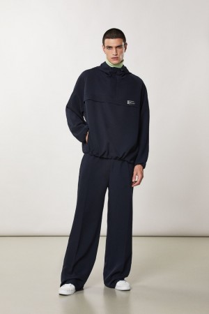 Patrizia Pepe Regular Fit Soft Pants Blau | QYBXFT-752
